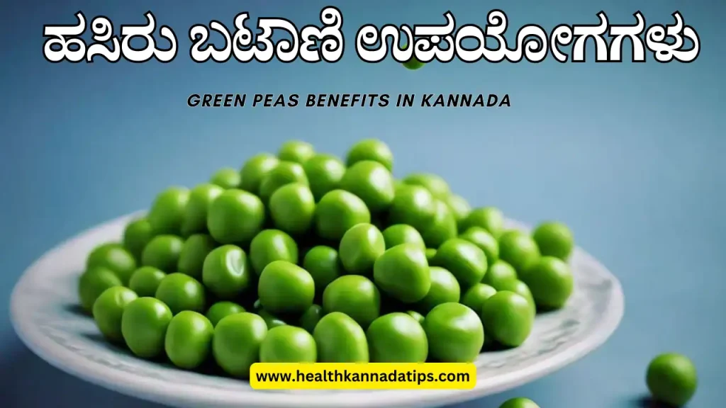 ಹಸಿರು ಬಟಾಣಿ ಉಪಯೋಗಗಳು – Green Peas benefits in Kannada